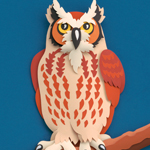 home-paperowl Paper Sculpture Owl